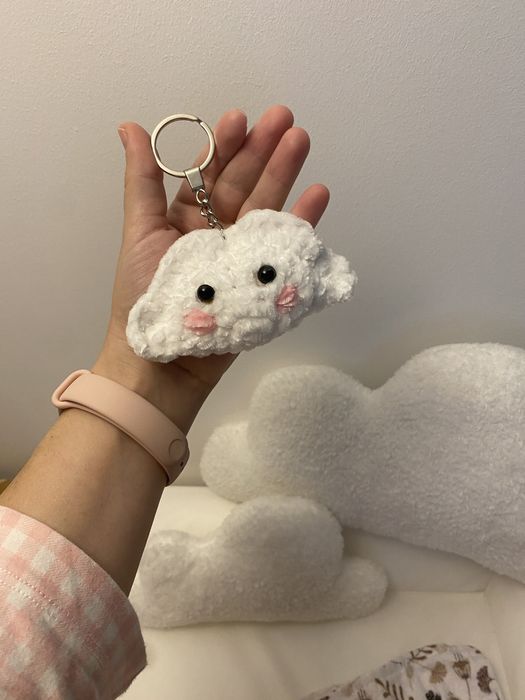 Brelok "Chmura" handmade