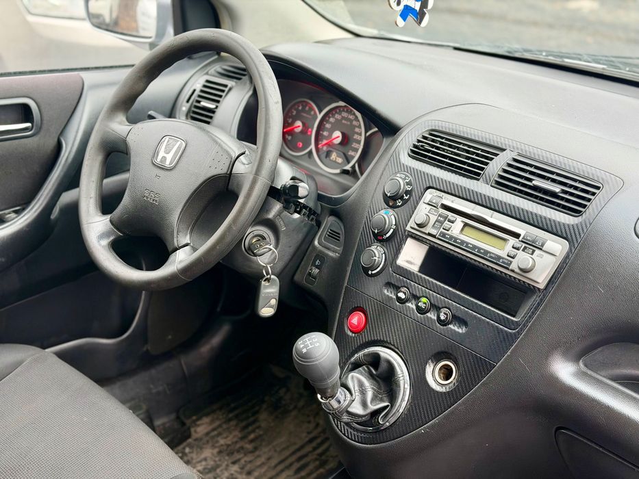 Honda Civic 1.7D 2004r. 5 Drzwi Klima Wspomaganie