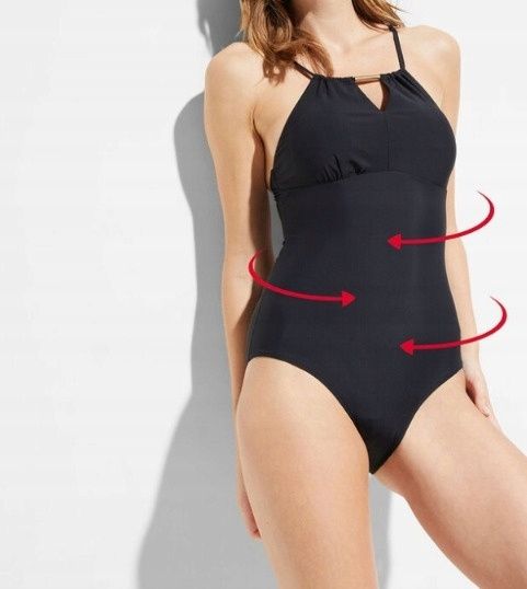 B.P.C kostium kąpielowy modelujący czarny r.46