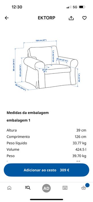 Poltrona - EKTORP - IKEA