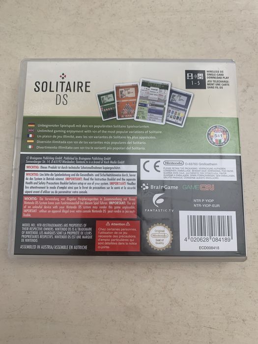 Solitaire DS nintendo ds
