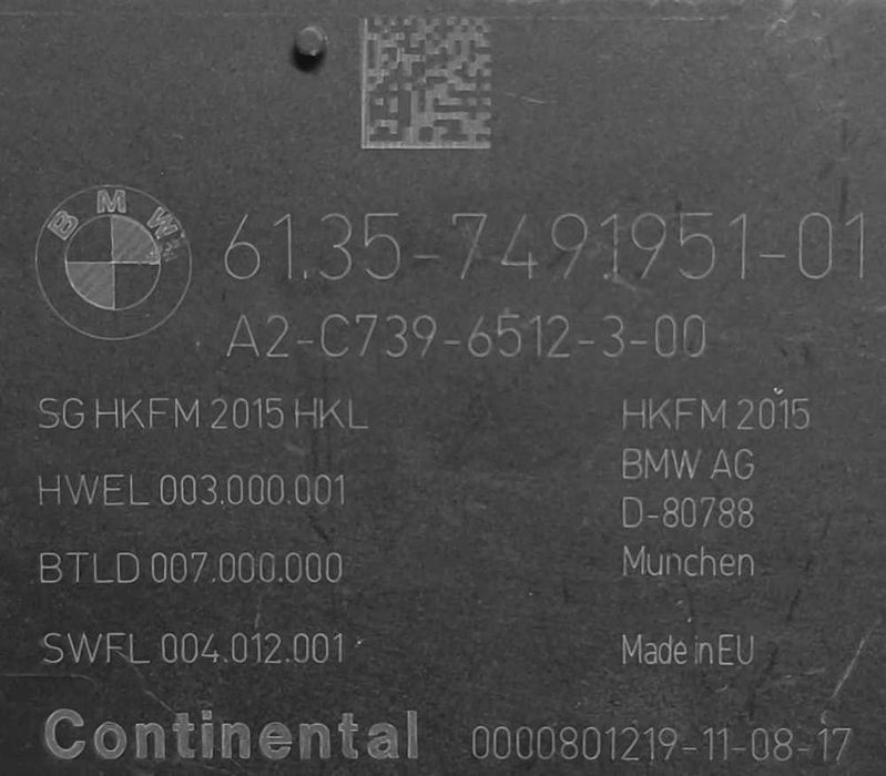 Módulo Electrónico 61.35-7491951-01 - BMW X3