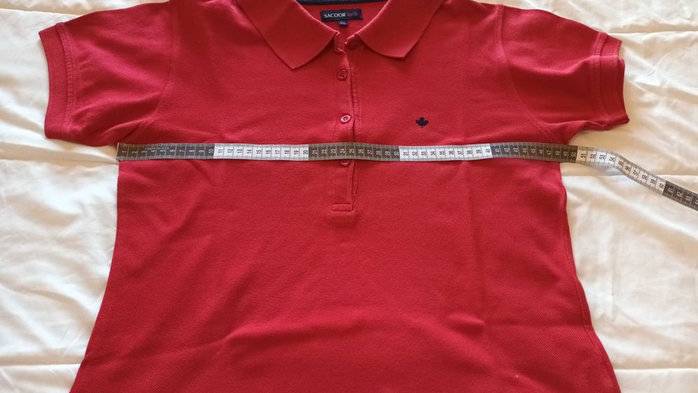 Polo vermelho da Sacoor