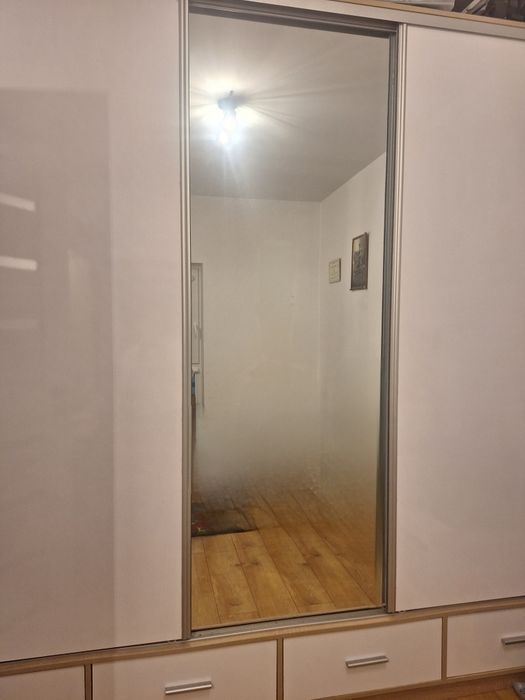 Szafa przesuwna MANERA 245x250x60 cm do sypialni garderoba z lustrem