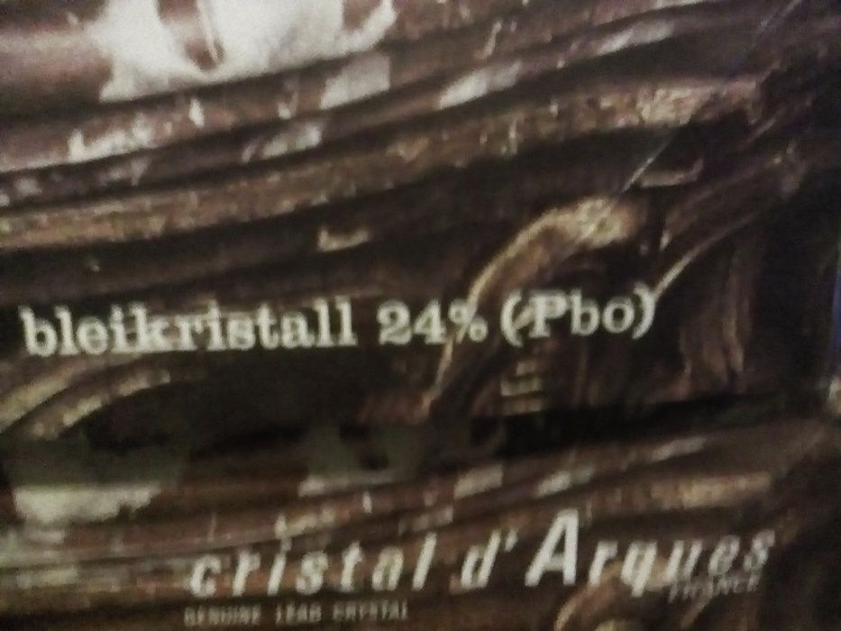 Conjunto copos Versailles em Cristal d'Arques