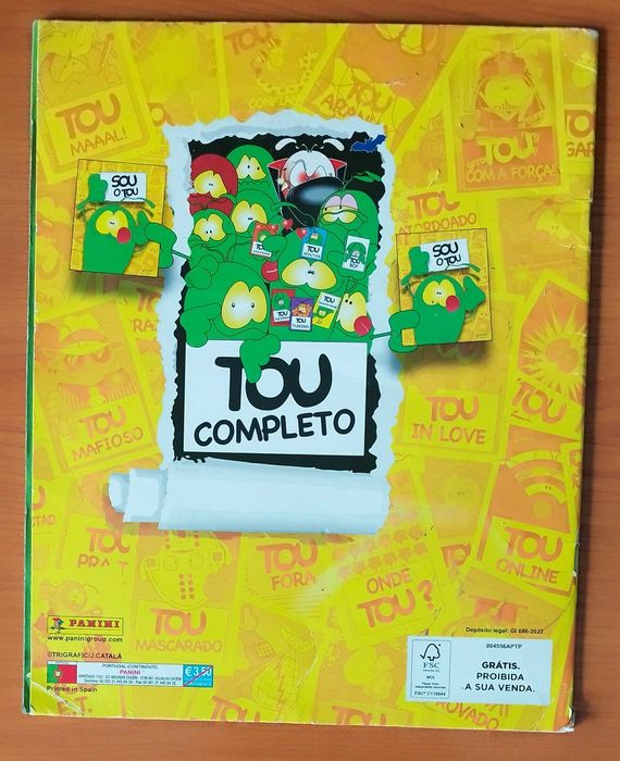 Caderneta "Sou o Tou"