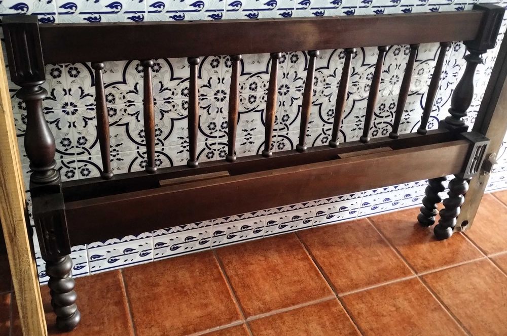 Cama Casal 140X190 Madeira Maciça