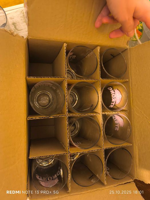 Kufle, szklanki do napoju piwa Warka 12sztuk