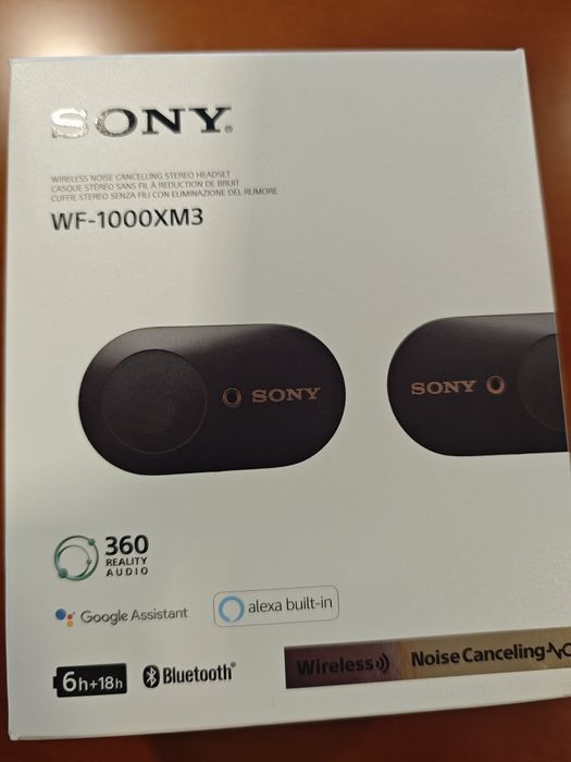 Auriculares Bluetooth True Wireless SONY Wf-1000Xm3