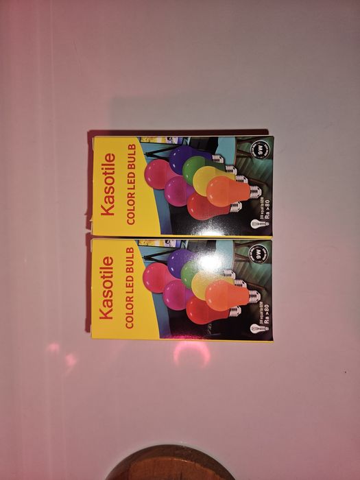 Różowe żarówki zestaw