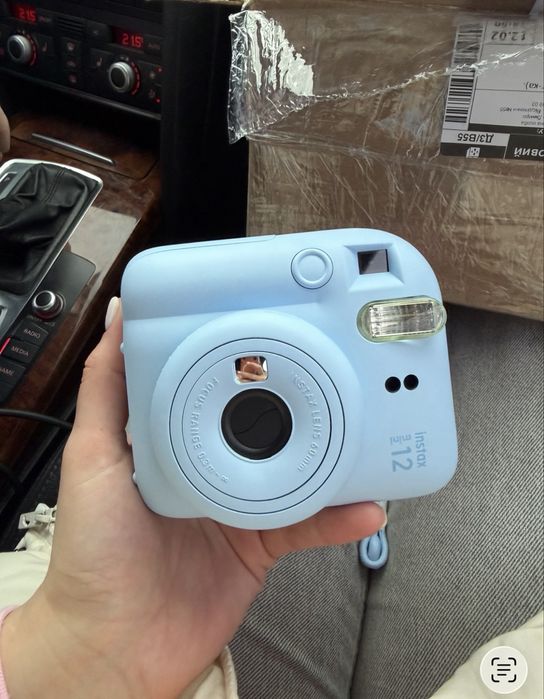 Фотокамера миттєвого друку Fujifilm Instax Mini 12 Pastel Blue і 15 картриджів для фото