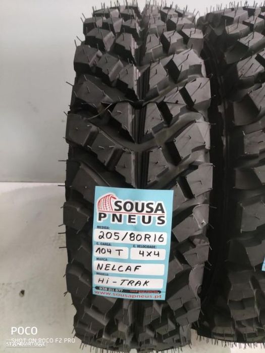 2 pneus novos 205-80r16 nelcaf - recauchutados - oferta dos portes