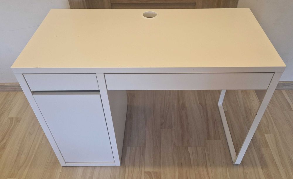 3 X IKEA MICKE - Bureau, blanc - 73x50 cm