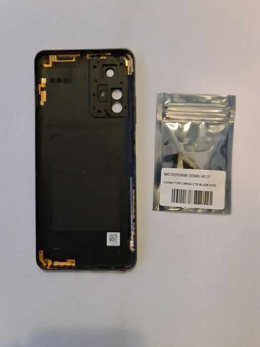 Conetor de carga ZTE BLADE A72s + Tampa Traseira