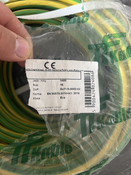 Kabel uziemiajacy