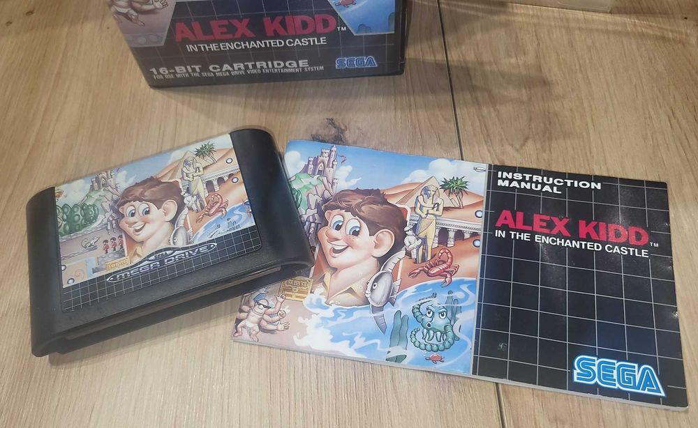 Gra Alex Kidd in the Enchanted Castle - SEGA Mega Drive - BDB- Komplet