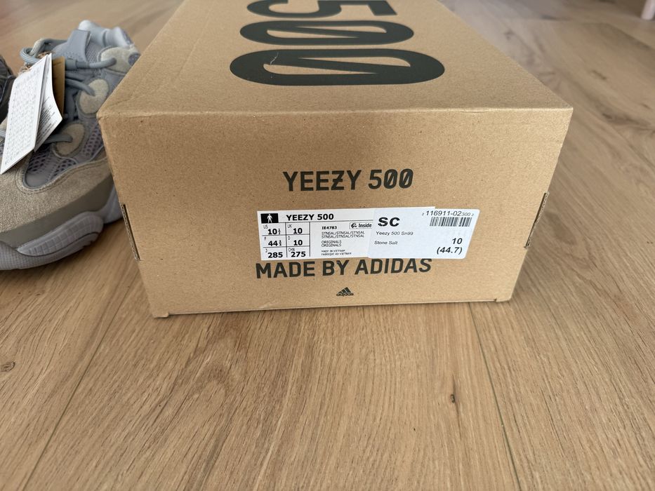 Yeezy 500 Stone Salt – EU 44 2/3 (10 UK)
