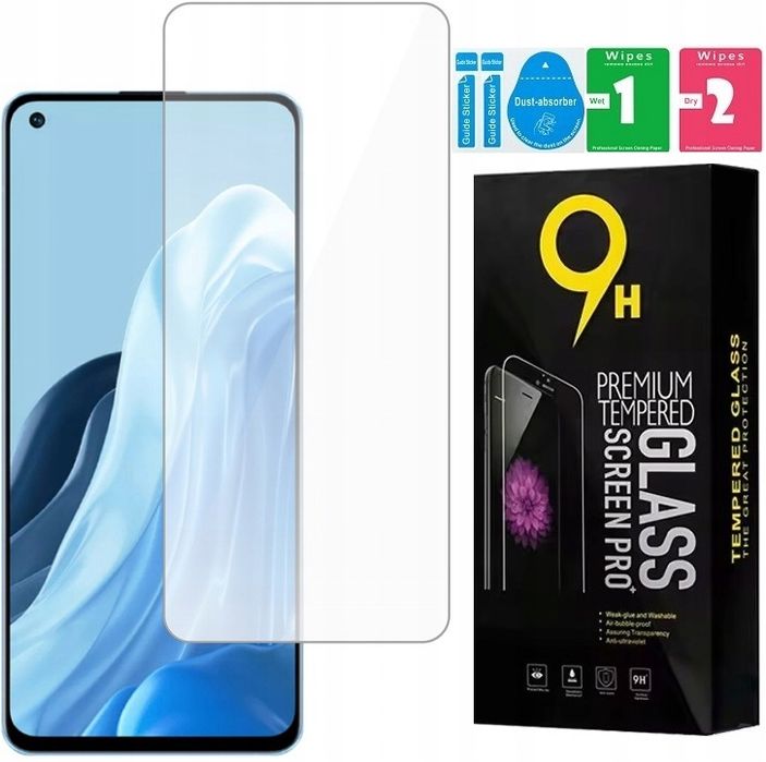 Szkło Hartowane Do Oppo A96 Szybka 9H Ochrona Ekranu Zestaw