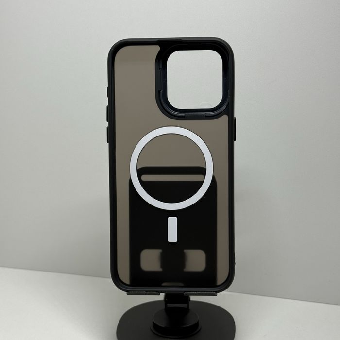 Чохол iPhone 13 14 15 Pro Max Matte MagSafe. Чехол айфон 13 14 15 про макс магсейф чорний матовий