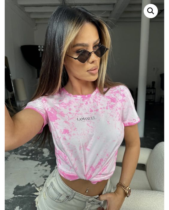 Tshirt damski Cool róż La Manuel