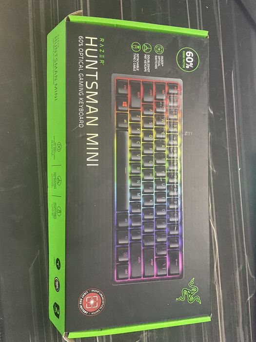 Teclado razer huntsman mini semi novo