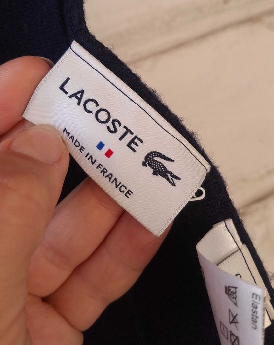Люксовый шарф lacoste