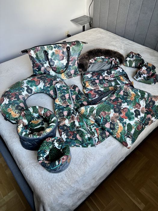 Ogromny Zestaw Gratisy Wózek 2w1 Venicci Tinum Upline Wyprawka Lanila