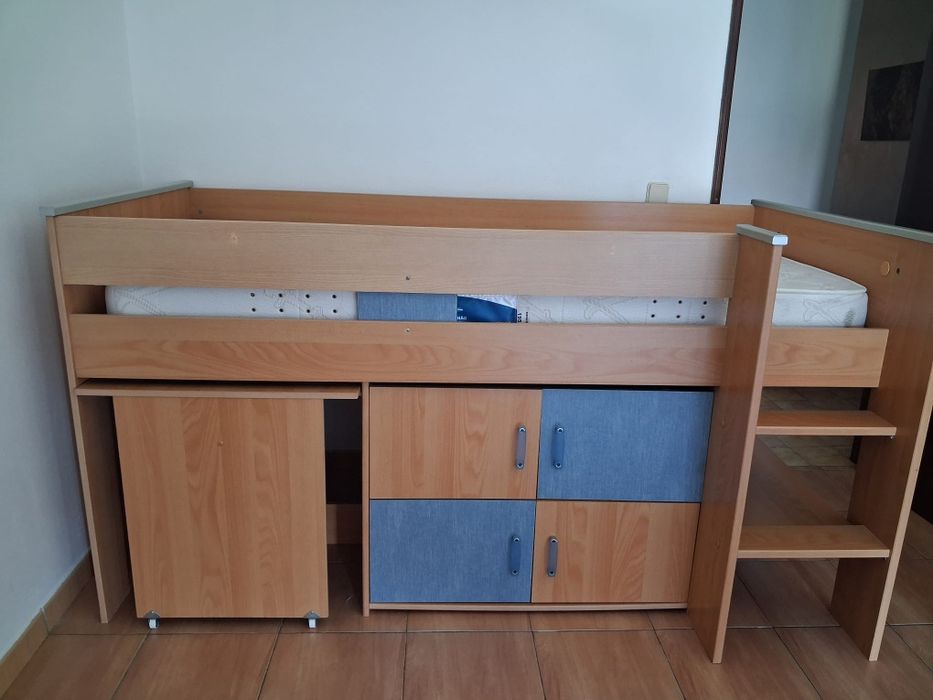 Cama de solteiro + comoda