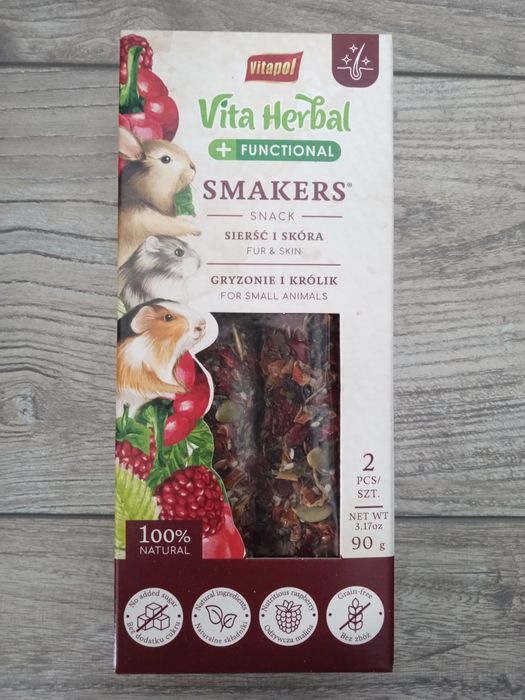 Vita herbal ( Vitapol) smacker, Sierść i skóra, 2 szt