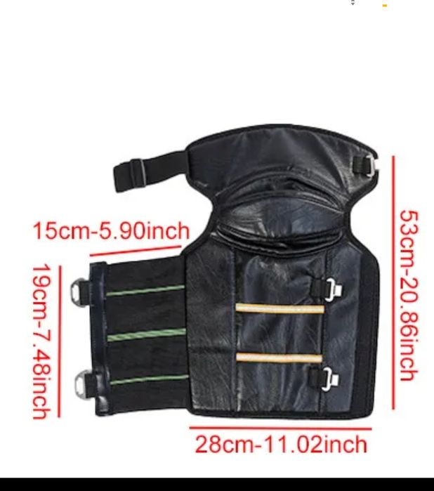 ocieplane ochraniacze na kolana. Motocykl skuter lub rower