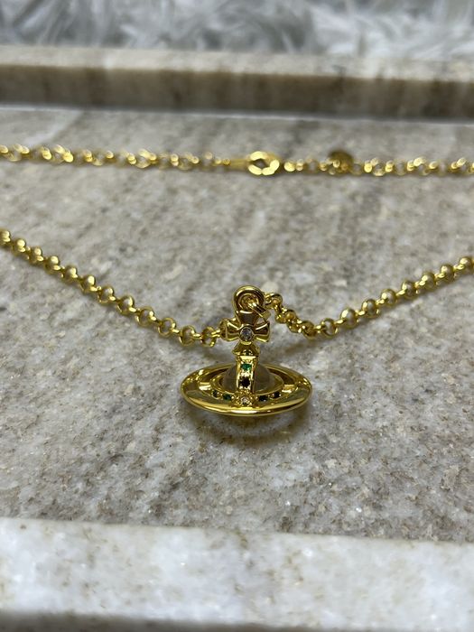 Підвіска Vivienne Westwood Saturn Orb Mini подвеска кулон золотистый