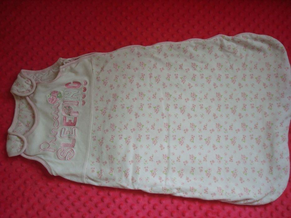 Śpiworki różowe 72-74 cm długie