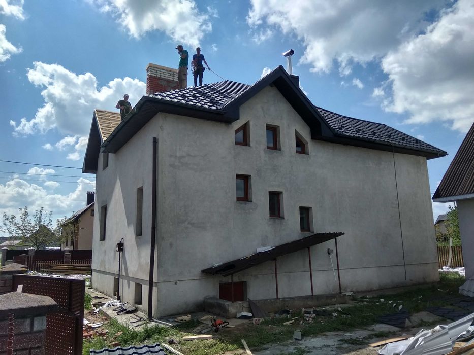 Дах Металочерепиця Монтаж