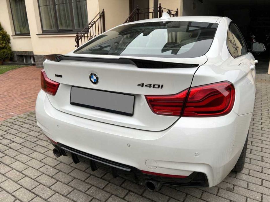 Lotka Spoiler Spojler M4 STYLE BMW F32 Czarny Połysk / Carbon