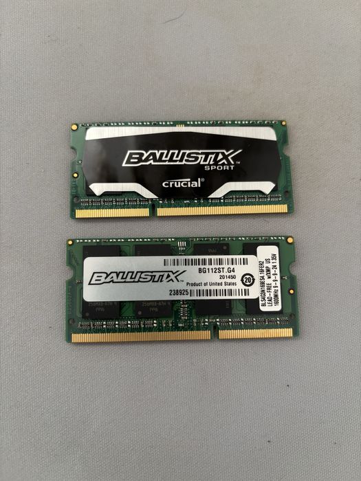 Pack 2 memorias RAM 4GB Crucial Ballistix Sport