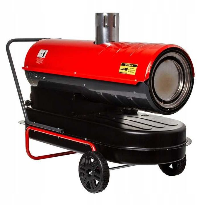 Nagrzewnica olejowa spalinowa 40kw z kominem odprowadzaniem spalin