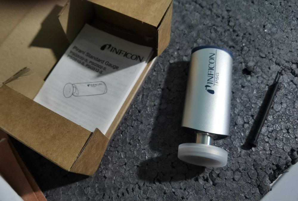 Sensor de vácuo de precisão Pirani PSG500 Inficon - NOVO + Display