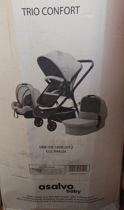 3 в 1 Автокрісло Люлька Коляска Візок Asalvo Baby Trio + ПОДАРУНКИ