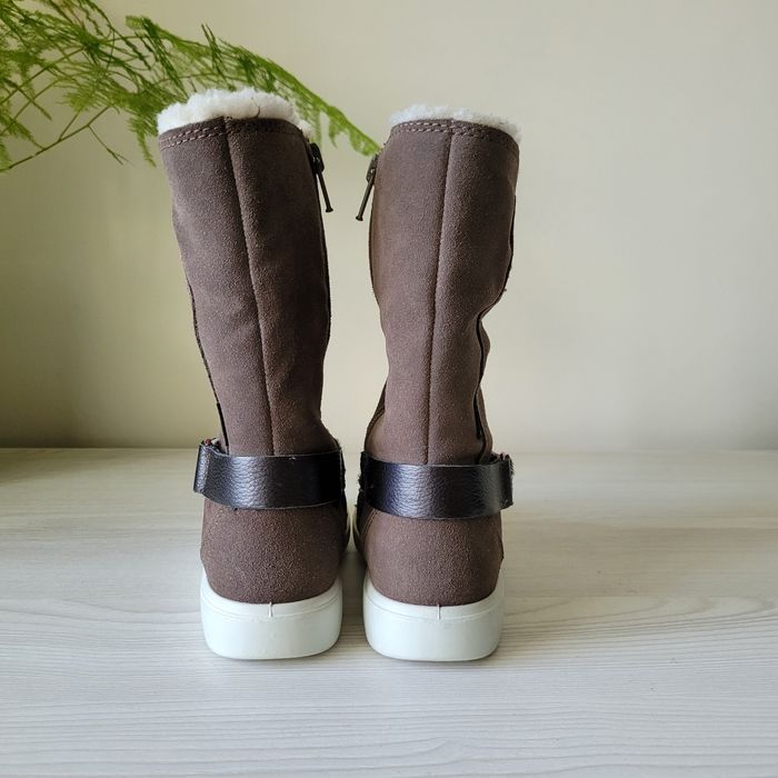 Чобітки шкіряні зимові Оригінал Ecco S7 Teen рр.27