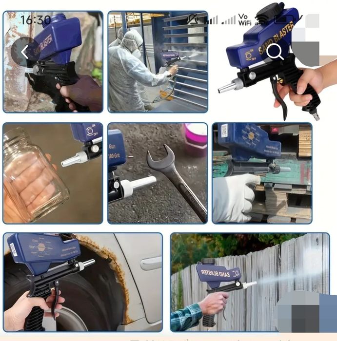 Pistolet do piaskowania