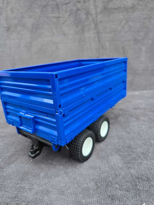 Bruder przyczepa dwuosiowa niebieska limited