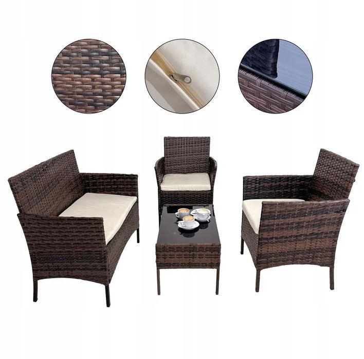 ‼️ Комплект садовой мебели Меблі садові з ротангу ! Комплект меблів ‼️