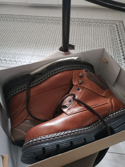 Buty trzewiki ocieplane Leonardo roz43