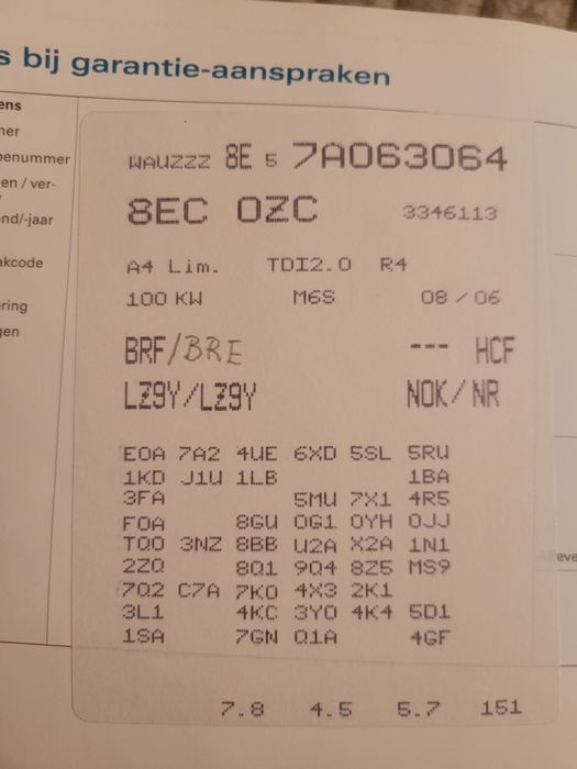 Silnik  audi a4 a6 2.0tdi BRF 2.0tdi BRE