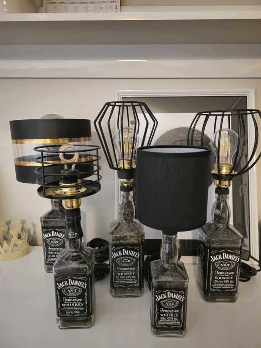 Oryginalna lampka retro z butelki Jack Daniel's
