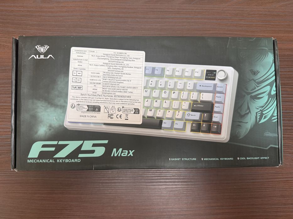 Механічна клавіатура Aula f75 Max(з дисплеєм)