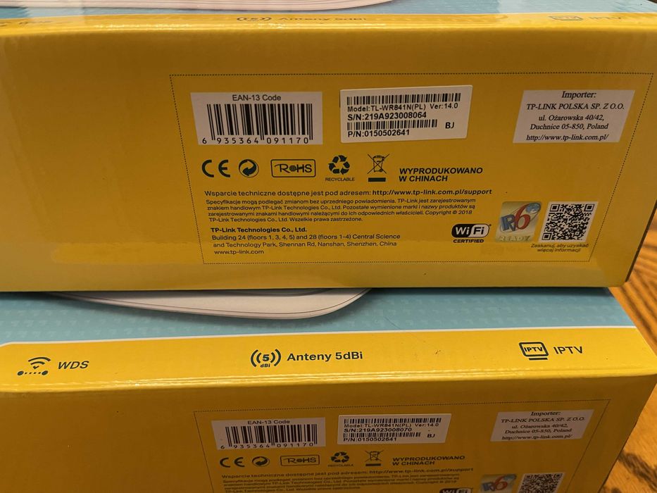 Zestaw monitoringu Hikvision, 4x Kamera Wi-Fi, Rejestrator, 2 Routery