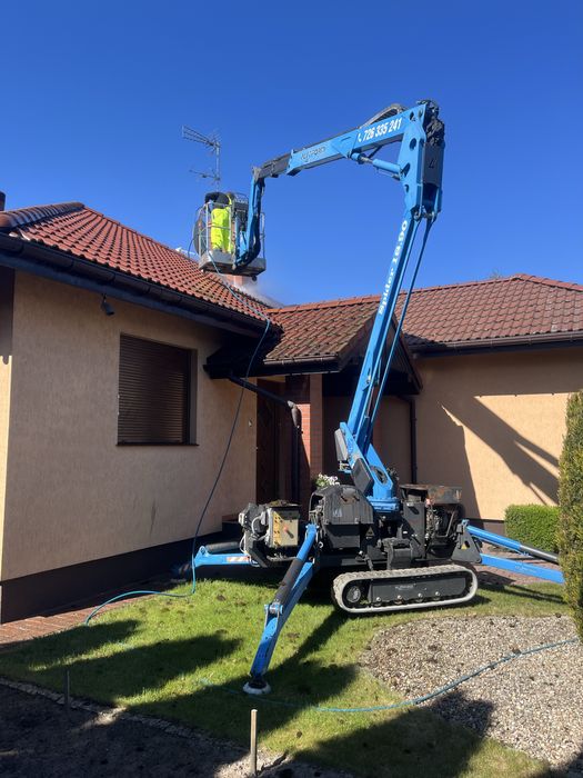 Mycie dachów i elewacji