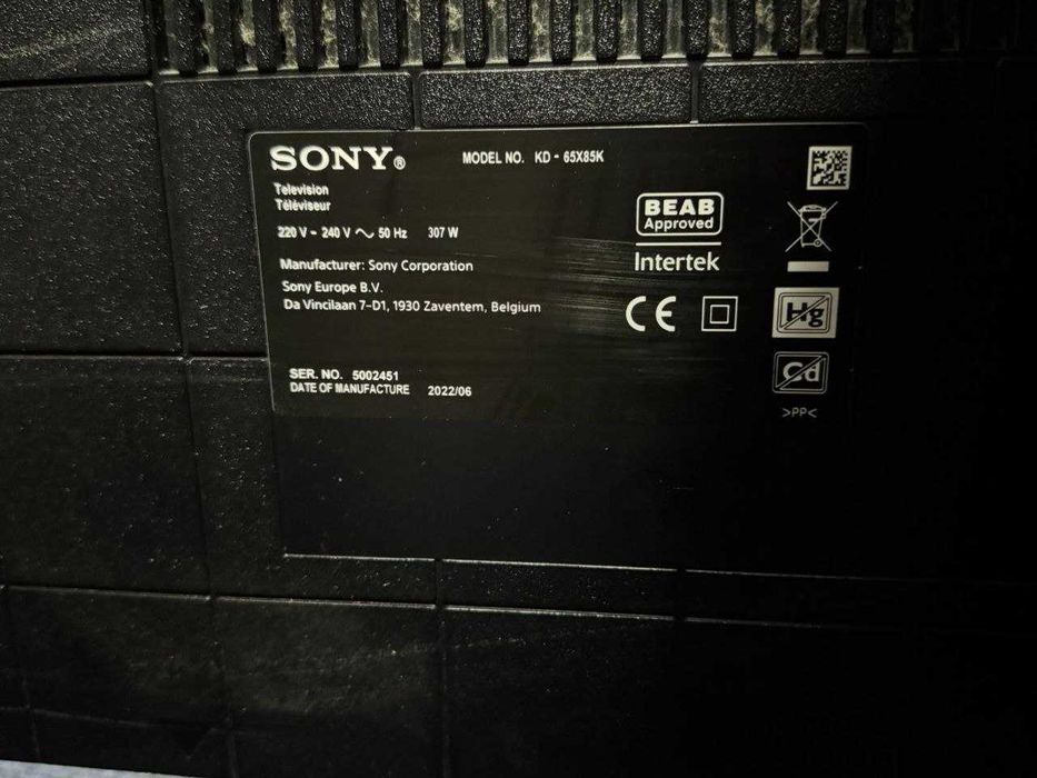 65" 120Гц 4K UHD SONY Смарт Український 65X85K з Німеччини