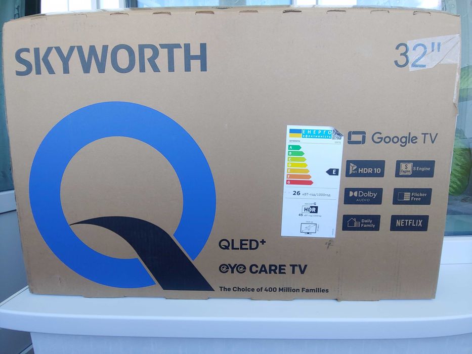 Телевізор Skyworth QLED+ 32S7Q